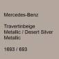 Preview: Mercedes-Benz, Travertinbeige Metallic / Desert Silver Metallic, 1693 / 693.